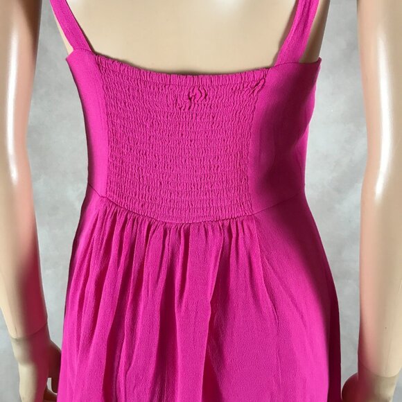 Steve Madden Fuchsia Bustier Midi Dress Size 6 - Picture 5 of 7